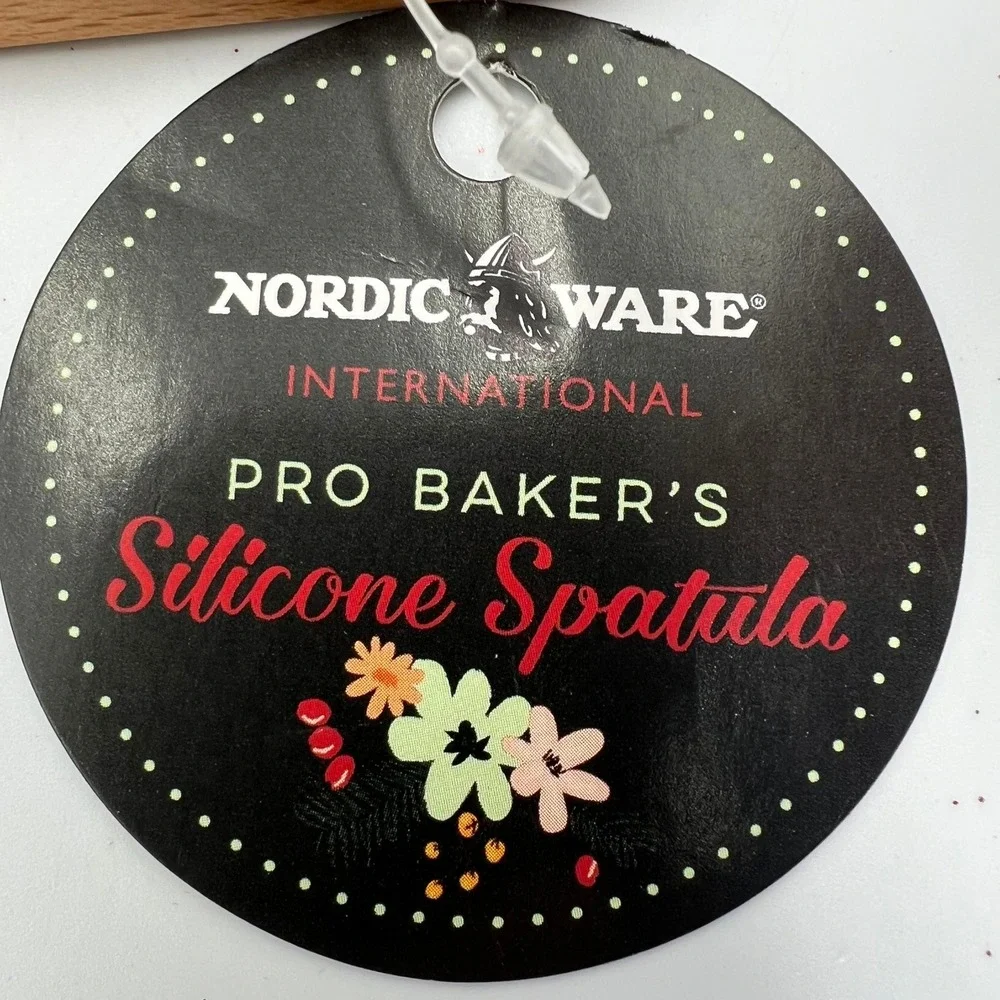 Nordic Ware Silicone Spatula Unisex OS Red Brand New Santa's Favorite Holiday